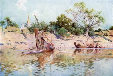 The Irrawaddy Banks Near Myin-gyan